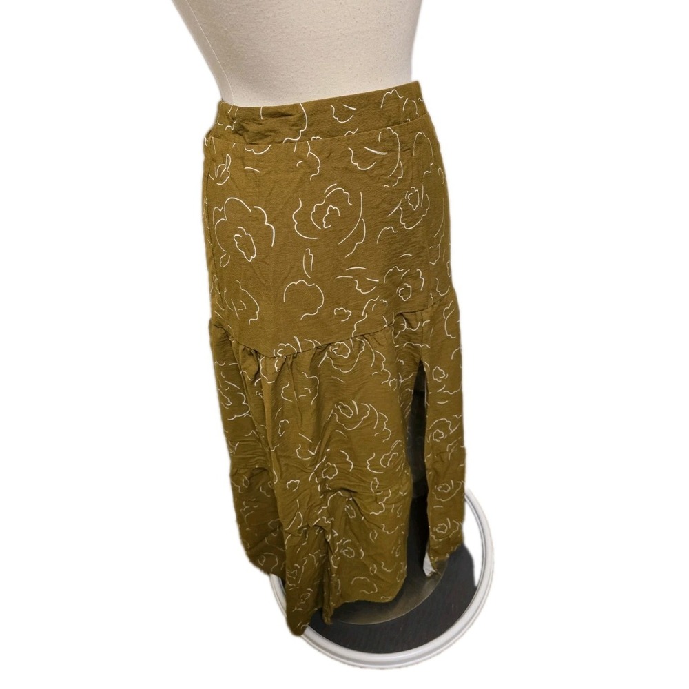 Women's Nine West Crosshatch Tiered‎ Maxi Skirt Size Medium - Picture 6 of 8